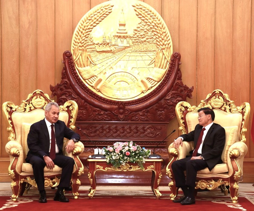 ປະທານປະເທດ ຕ້ອນຮັບ ເລຂາທິການສະພາຄວາມໝັ້ນຄົງ ສ. ຣັດເຊຍ