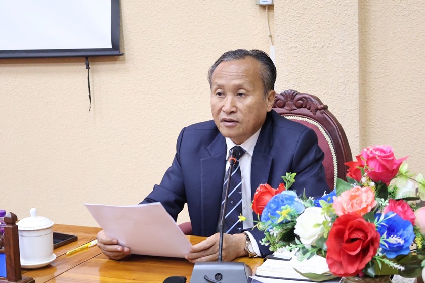 ສມປຊ ເປີດຝຶກອົບຮົມທິດສະດີການເມືອງ ແລະ ການບໍລິຫານຄຸ້ມຄອງລັດ ໃຫ້ເລຂາພັກເມືອງ ຊຸດທີ VIII