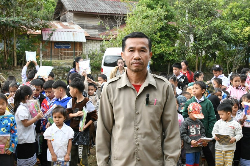 ບໍລິສັດຜະລິດໄຟຟ້ານໍ້າອູສົ່ງເສີມການສຶກສາໂຮງຮຽນບ້ານຫາດຄີບ