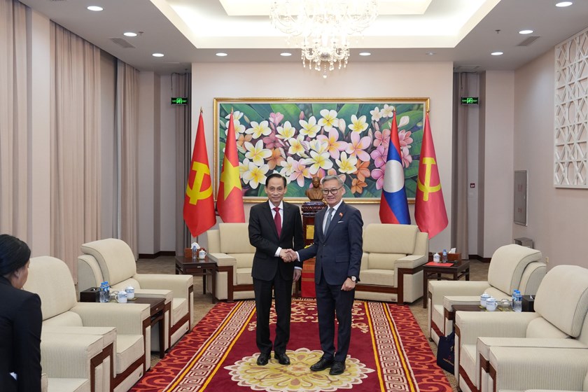 ລັດຖະມົນຕີກະຊວງການຕ່າງປະເທດ ຕ້ອນຮັບລັດຖະມົນຕີກະຊວງການຕ່າງປະເທດຫວຽດນາມ