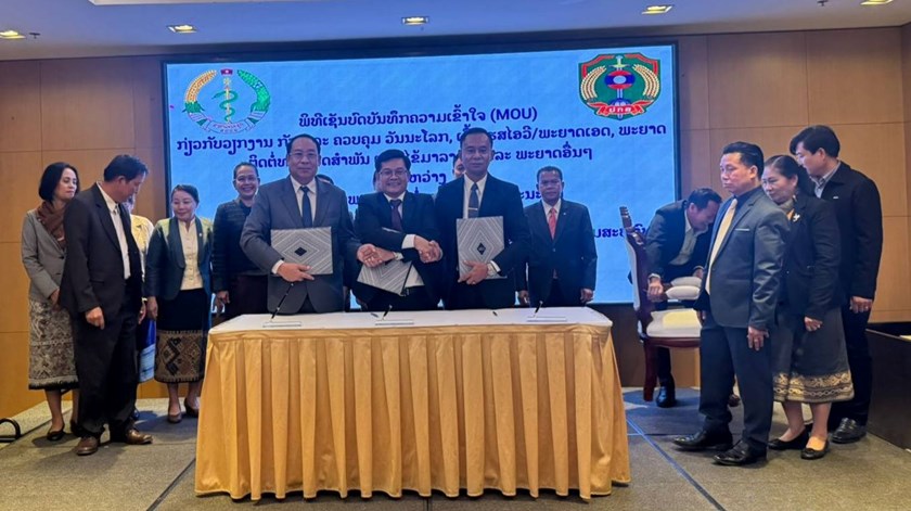 2 ພາກສ່ວນລົງນາມ ວຽກງານກັນ ແລະ ຄວບຄຸມພະຍາດຕິດຕໍ່