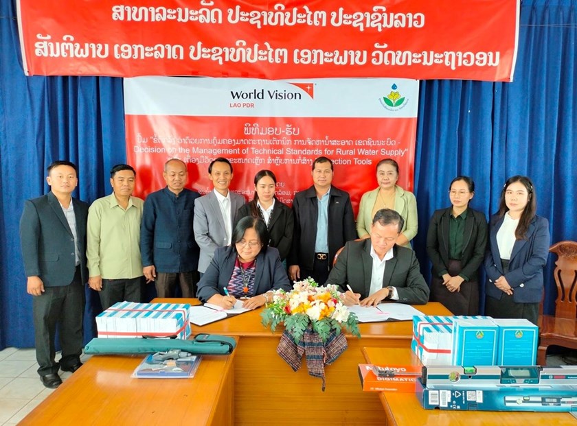 ຮ່ວມມືເພື່ອນໍ້າສະອາດ ຍົກລະດັບມາດຕະຖານ WASH ໃນລາວ