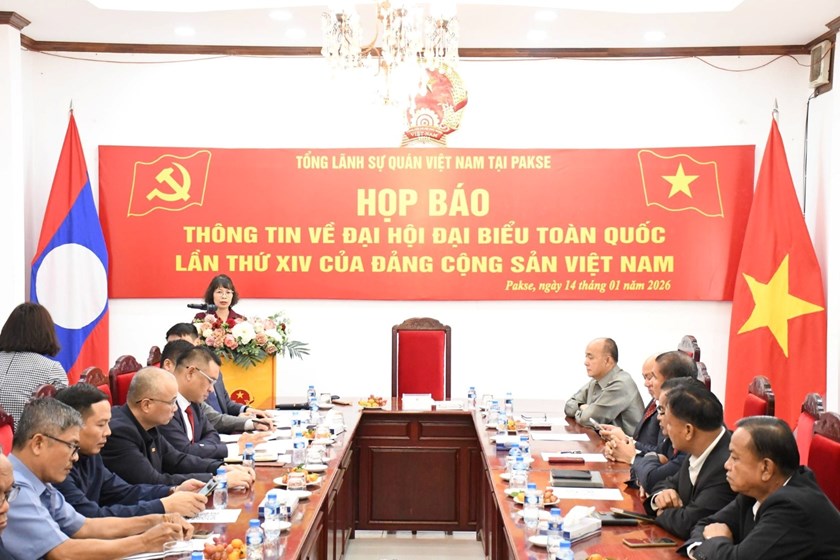 ກົງສູນໃຫຍ່ ສສ ຫວຽດນາມ ປະຈໍາປາກເຊ ເຜີຍແຜ່ຂໍ້ມູນກ່ຽວກັບກອງປະຊຸມໃຫຍ່ຄັ້ງທີ XIV ພັກກອມມູນິດຫວຽດນາມ