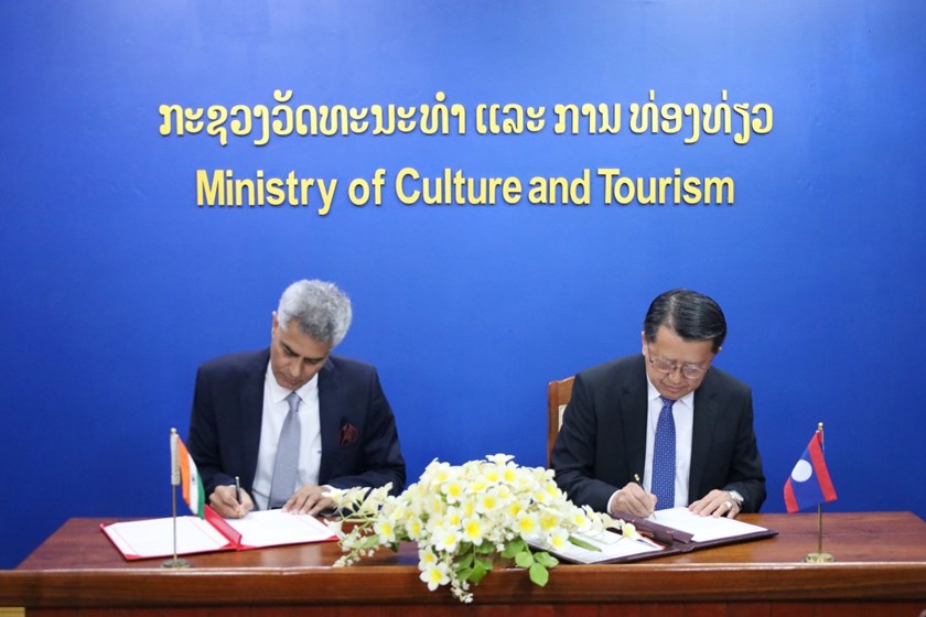 ລາວ-ອິນເດຍ ເພີ່ມທະວີຮ່ວມມືປົກປັກຮັກສາການສະແດງຟ້ອນພະລັກ-ພະລາມ