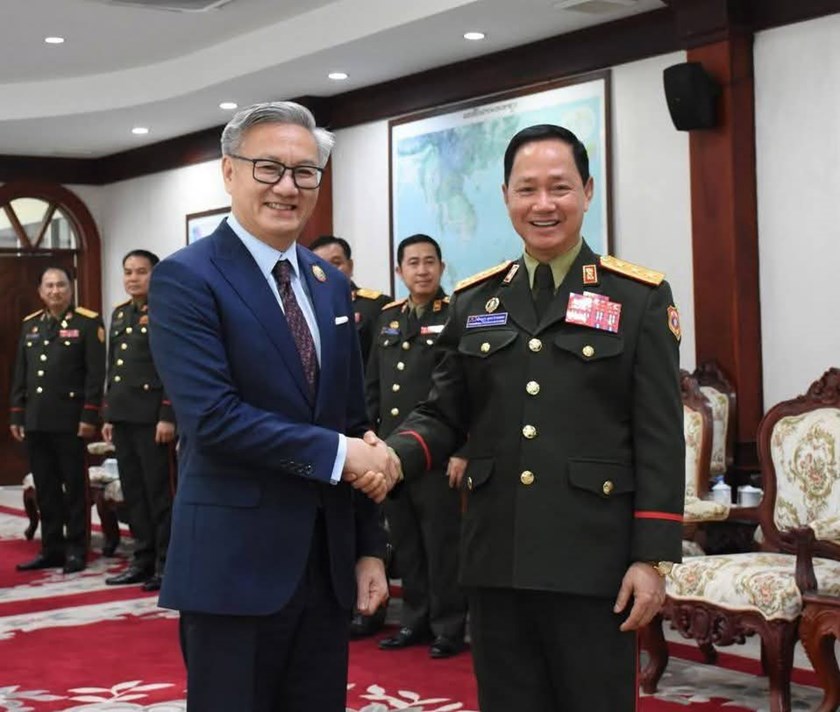 ຫຼາຍພາກສ່ວນອວຍພອນຄະນະນຳກະຊວງປ້ອງກັນປະເທດໃນໂອກາດວັນສ້າງຕັ້ງກອງທັບປະຊາຊົນລາວ ຄົບຮອບ 77 ປີ