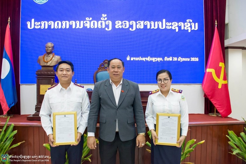 ສປສສ ປະກາດການຈັດຕັ້ງພະນັກງານນຳພາ-ຄຸ້ມຄອງ