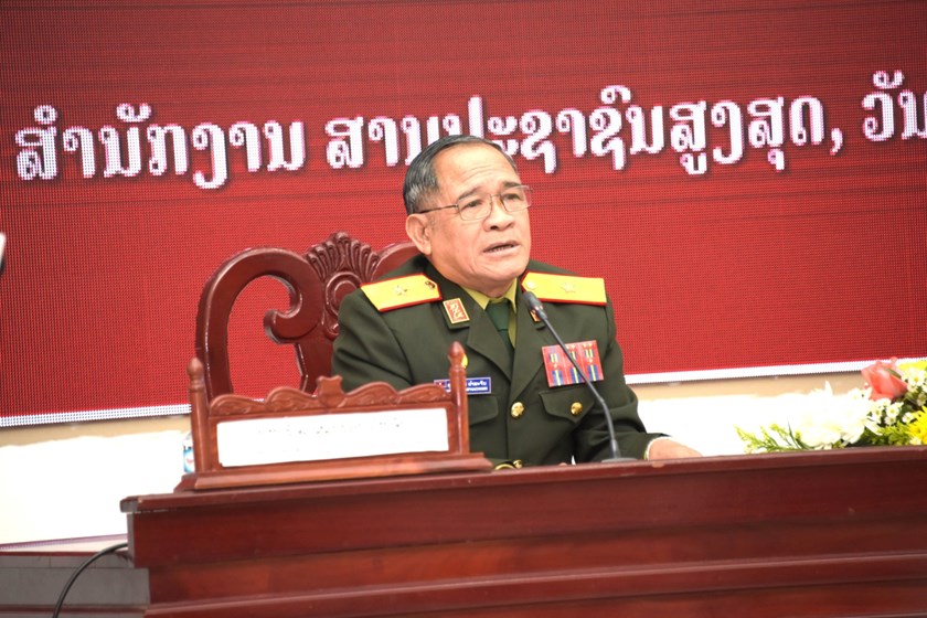 ສປສສ ຫວນຄືນມູນເຊື້ອ ວັນສ້າງຕັ້ງກອງທັບຄົບຮອບ 77 ປີ