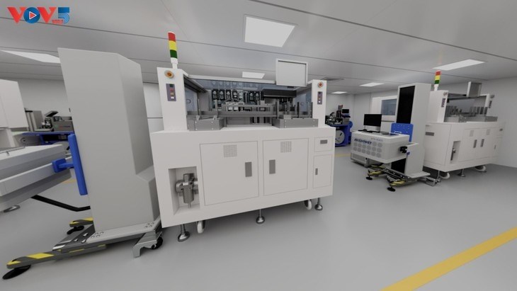 FPT ປະກາດການສ້າງໂຮງງານກວດກາທົດລອງ ແລະ ບັນຈຸພັນຊິບເຄິ່ງຊັກນຳໄຟຟ້າ