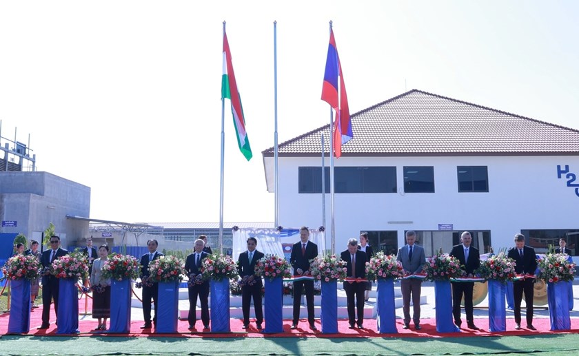 ມອບ-ຮັບໂຮງງານບຳບັດນໍ້າເປື້ອນທັນສະໄໝ