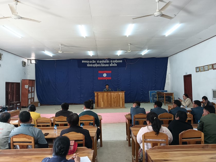 ເຜີຍແຜ່ ເອກະສານການເລືອກຕັ້ງ ສສຊ ຊຸດທີ X ແລະ ສສຂ ຊຸດທີ V ຢູ່ກຸ່ມ ນາເຕີຍ