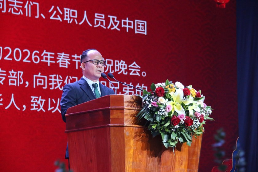 ລາວ-ຈີນ ສະແດງສິລະປະວັນນະຄະດີສະຫຼອງບຸນປີໃໝ່ຈີນປີ 2026