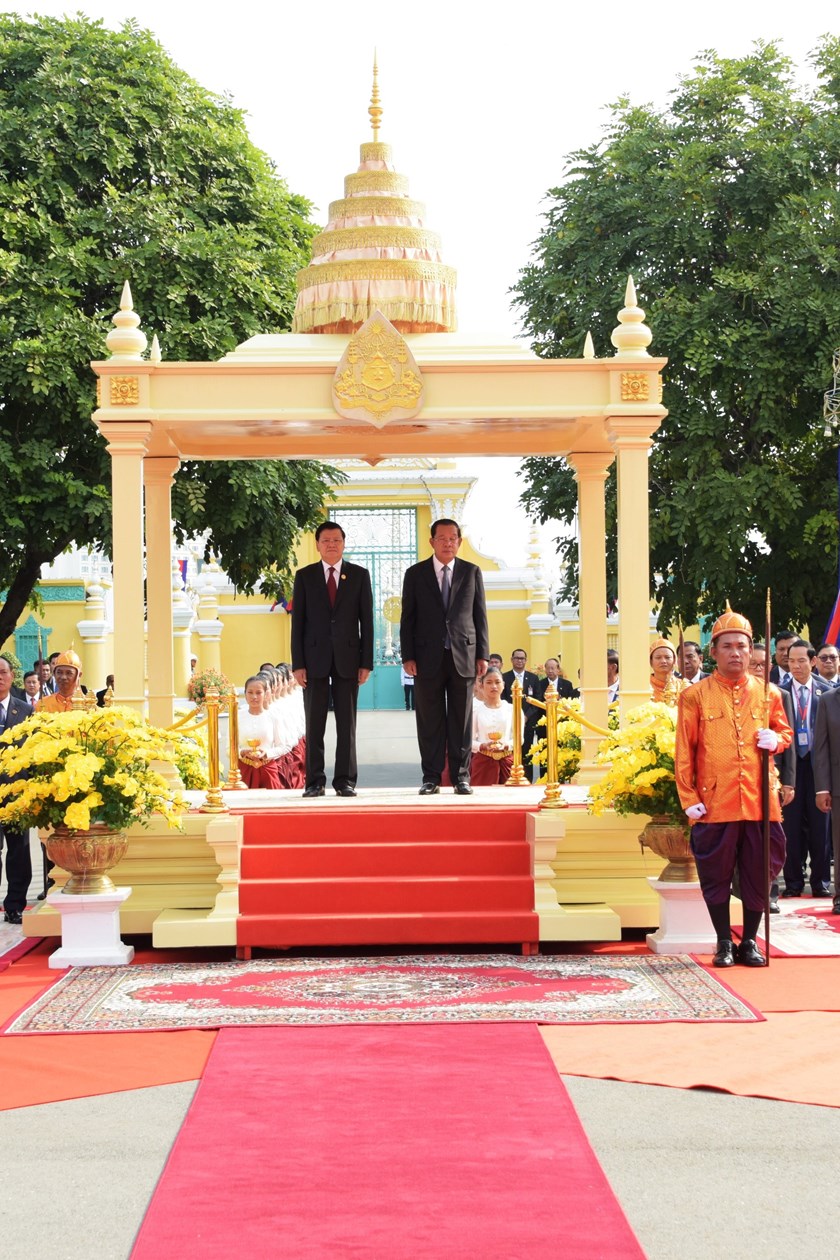 ປະທານປະເທດ ແຫ່ງ ສປປ ລາວ ຢ້ຽມຢາມລັດຖະກິດ ຣາຊະອານາຈັກ ກໍາປູເຈຍ