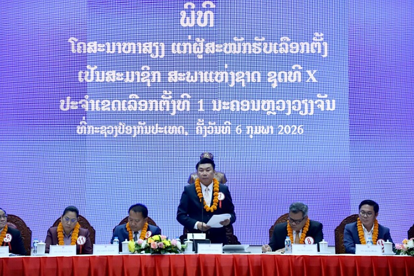 ຜູ້ສະໝັກຮັບເລືອກຕັ້ງ ສສຊ ຊຸດທີ X ເຂດ 1 ພົບປະຜູ້ມີສິດເລືອກຕັ້ງ ຢູ່ກະຊວງປອ້ງກັນປະເທດ