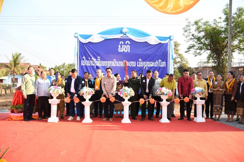 ເມືອງມຸນລະປາໂມກ​​ ເປີດນໍາໃຊ້ເສັ້ນທາງ 5 ເສັ້ນ​ ໃນເທດສະບານເມືອງ