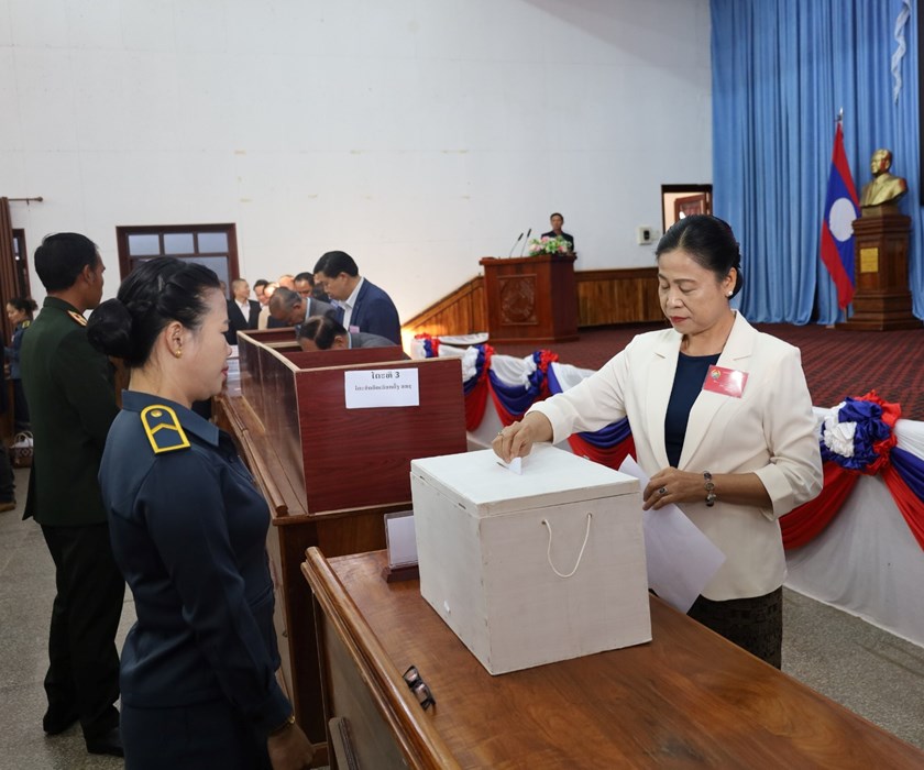 ບັນຍາກາດ ການເລືອກຕັ້ງ ສສຊ ຊຸດທີ X ແລະ ສສຂ ຊຸດທີ V ໜ່ວຍເລືອກຕັ້ງບ້ານ ໂພນໄຊ