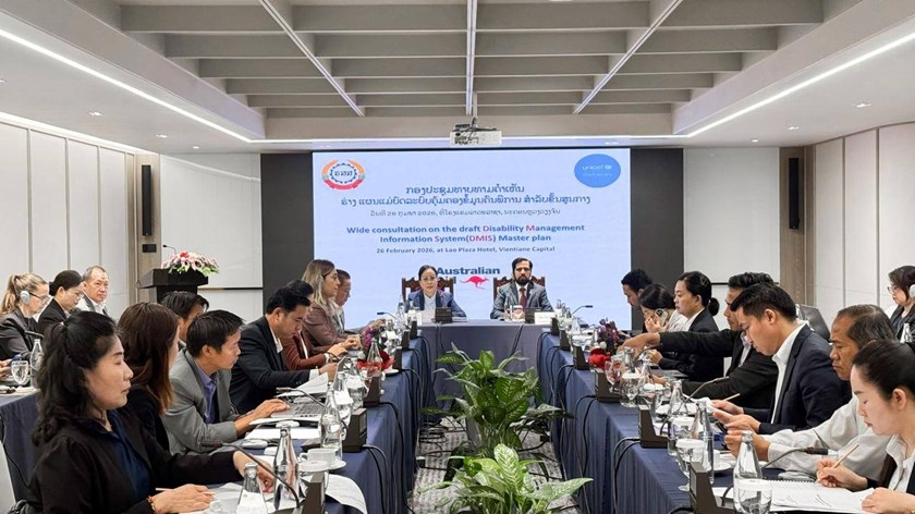 ທາບທາມແຜນແມ່ບົດລະບົບຄຸ້ມຄອງຂໍ້ມູນຄົນພິການແຫ່ງຊາດ