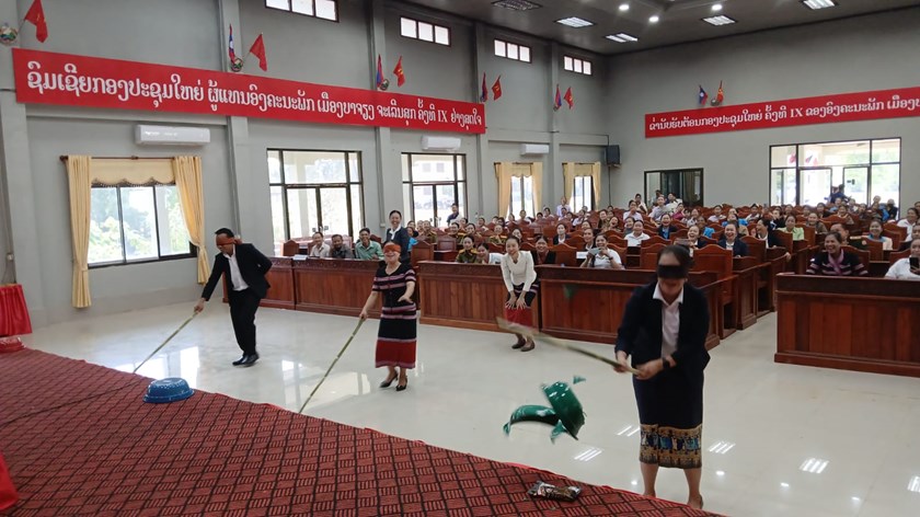 ເມືອງບາຈຽງຈະເລີນສຸກ ຈັດພິທີ ສະເຫຼີມສະຫຼອງວັນແມ່ຍີງສາກົນ ຄົບຮອບ116ປີ.