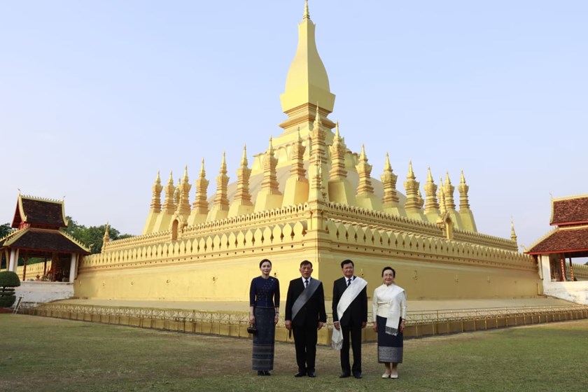 ເຈົ້າຊີວິດ ແຫ່ງ ຣາຊະອານາຈັກໄທ ຢ້ຽມຊົມພິພິທະພັນພະທາດຫຼວງວຽງຈັນ