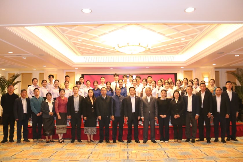 ງານລ້ຽງຕ້ອນຮັບຄະນະຜູ້ແທນ ສສກ ເນື່ອງໃນໂອກາດກິດຈະກຳແລກປ່ຽນມິດຕະພາບລາວ-ຈີນ ທີ່ມີມົນສະເໜ່ ແຂວງຢຸນນານ