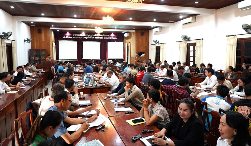 ຊາວກະສິກອນ ແຂວງພາກເໜືອ ແລກປ່ຽນບົດຮຽນ ຄວາມສາມາດປັບໂຕກັບການປ່ຽນແປງດິນຟ້າອາກາດ