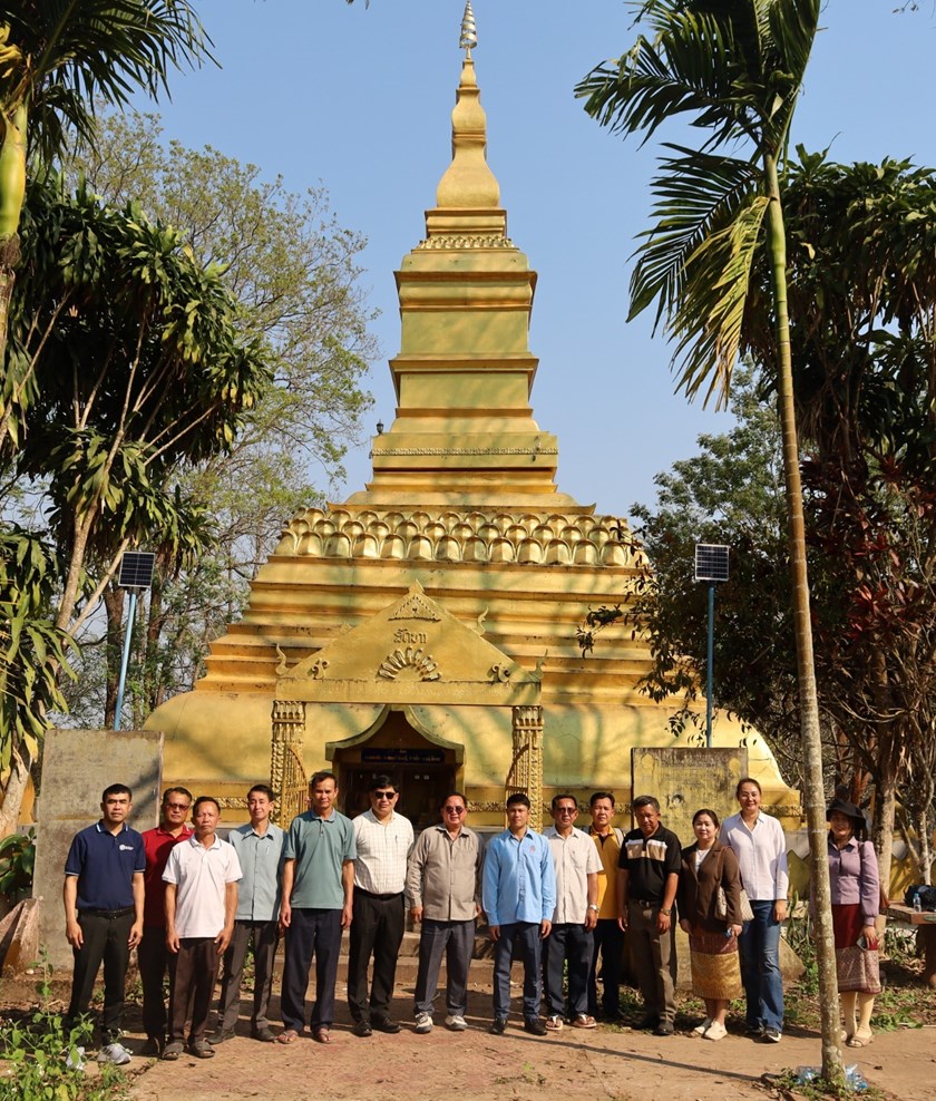 ຫຼວງນ້ຳທາ ລົງເກັບກຳຂໍ້ມູນພະທາດປຸມປຸກ ກຽມສະເໜີເປັນມໍລະດົກແຫ່ງຊາດ ລະດັບ ທ້ອງຖິ່ນ