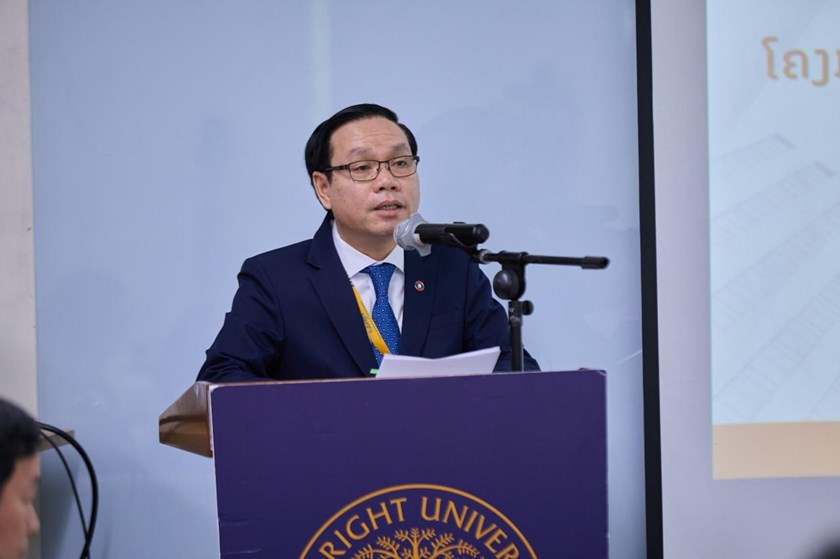 ຄະນະຜູ້ແທນລາວ ເຂົ້າຮ່ວມໂຄງການຝຶກອົບຮົມໄລຍະສັ້ນ ໃຫ້ແກ່ຜູ້ບໍລິຫານຂັ້ນການນໍາພາ ຂອງ ສປປ ລາວ