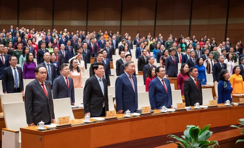 ກອງປະຊຸມຄັ້ງປະຖົມມະລືກ ສະພາແຫ່ງຊາດຫວຽດນາມ ຊຸດທີ 16 ເປີດຂຶ້ນຢ່າງສົມກຽດ