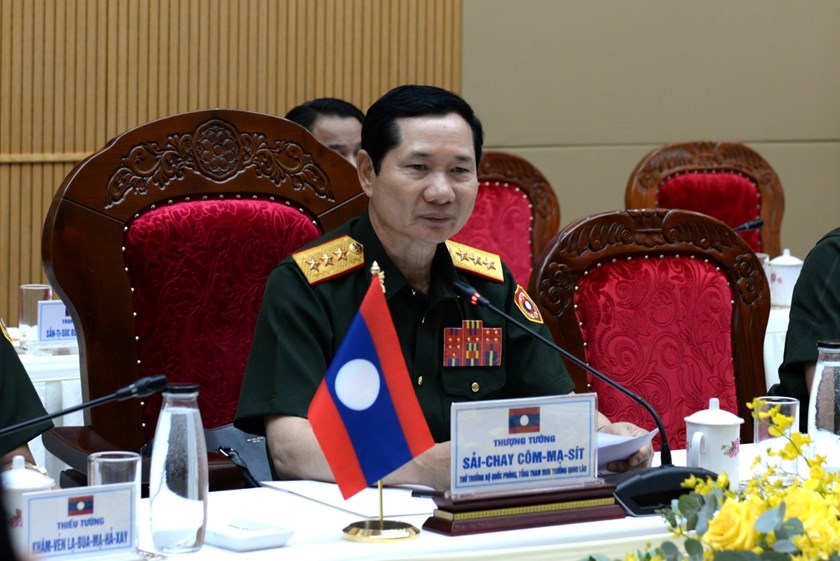 ກະຊວງປ້ອງກັນປະເທດລາວ-ຫວຽດນາມ ພົບປະແລກປ່ຽນນະໂຍບາຍປ້ອງກັນຊາດ ຄັ້ງທີ VI