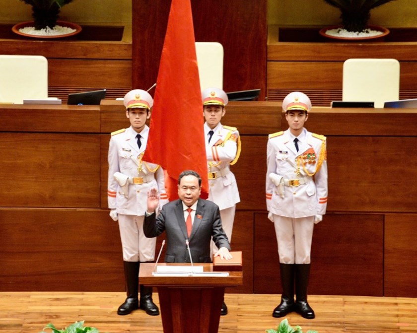 ທ່ານ ເຈິ່ນແທັງເໝີ້ນ ຮັບດຳລົງຕຳແໜ່ງປະທານສະພາແຫ່ງຊາດຫວຽດນາມ ຊຸດທີ 16