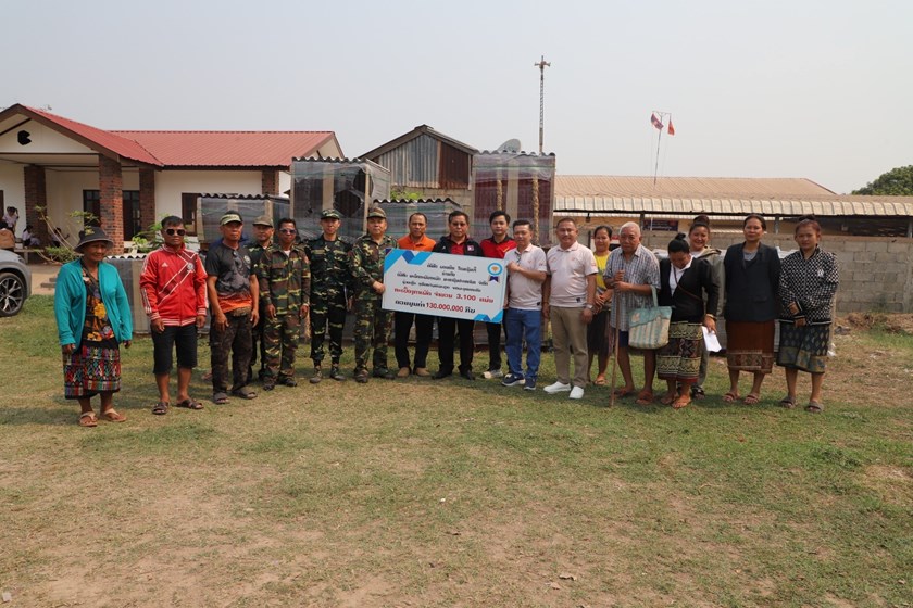 ກົມໃຫຍ່ການເມືອງກອງທັບ ລົງຊຸກຍູ້ປະຊາຊົນທີ່ໄດ້ຮັບຜົນກະທົບຈາກພາຍຸໜາກເຫັບ