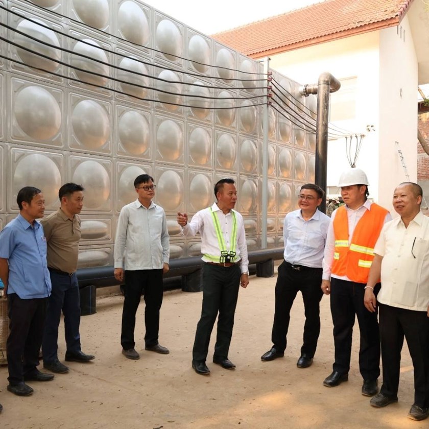 ເປີດນຳໃຊ້ໂຮງງານຜະລິດນໍ້າປະປາທາດຂາວ