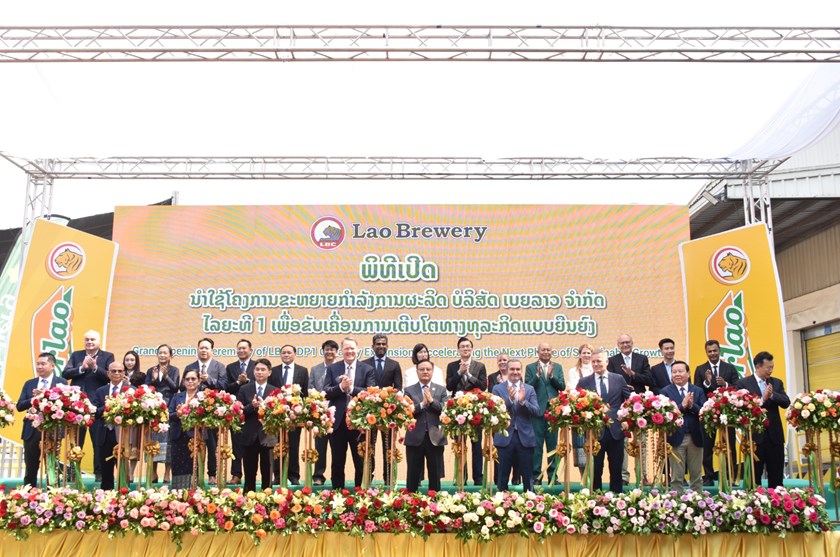 ບໍລິສັດ ເບຍລາວ ຈຳກັດ ເປີດໂຄງການຂະຫຍາຍກຳລັງການຜະລິດໄລຍະຍາວ LDP1