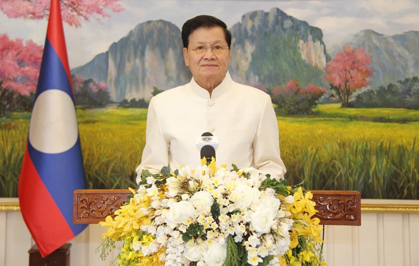 ສານອວຍພອນປີໃໝ່ລາວ ຂອງ ທ່ານ ທອງລຸນ ສີສຸລິດ ເລຂາທິການໃຫຍ່ ປະທານປະເທດ