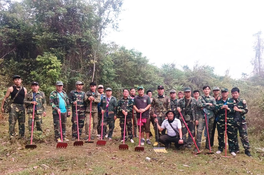 ກົມປ່າໄມ້ ສົມທົບກັບ ອົງການປົກຄອງເມືອງ ດັບໄຟປ່າ