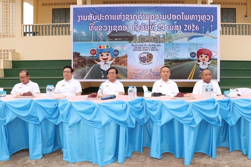 ເຊກອງ ຈັດງານສັບປະດາແຫ່ງຊາດ ດ້ານຄວາມປອດໄພທາງຫຼວງ