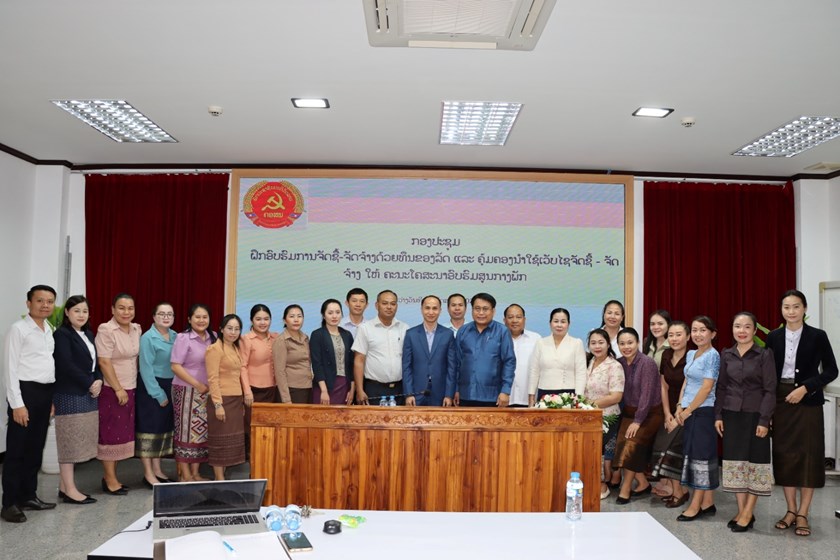 ຄອສພ ຈັດຝຶກອົບຮົມການຄຸ້ມຄອງ ແລະ ນໍາໃຊ້ເວັບໄຊ ຈັດຊື້-ຈັດຈ້າງດ້ວຍທຶນຂອງລັດ