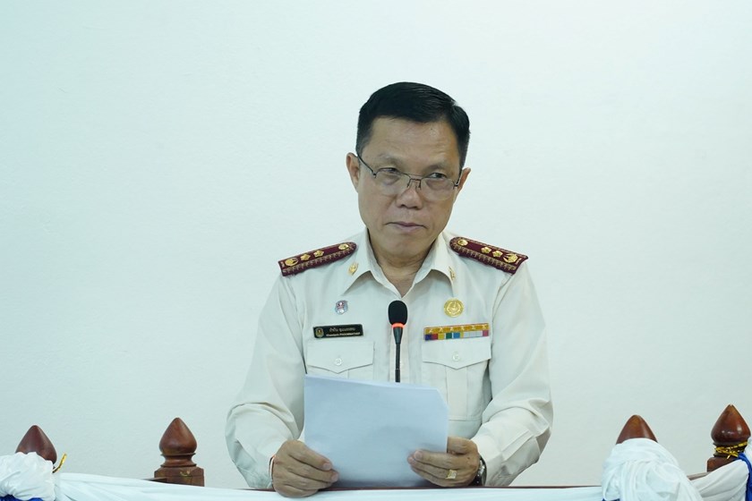 ຄະນະນຳກົມສ່ວຍສາອາກອນຊຸກຍູ້ວຽກງານຢູ່ແຂວງຫຼວງພະບາງ