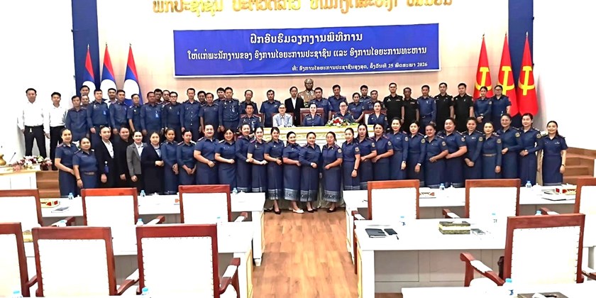 ອົງການໄອຍະການປະຊາຊົນ ຝຶກອົບຮົມວຽກງານພິທີການ