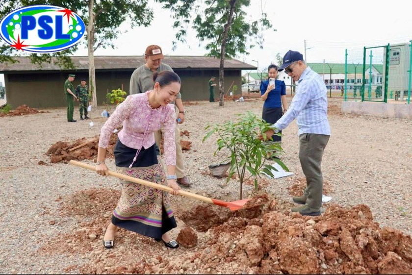 PSL ມອບເງິນຊຸກຍູ້ ກິດຈະກຳວັນປູກຕົ້ນໄມ້ແຫ່ງຊາດ ກວ່າ 500 ລ້ານກີບ