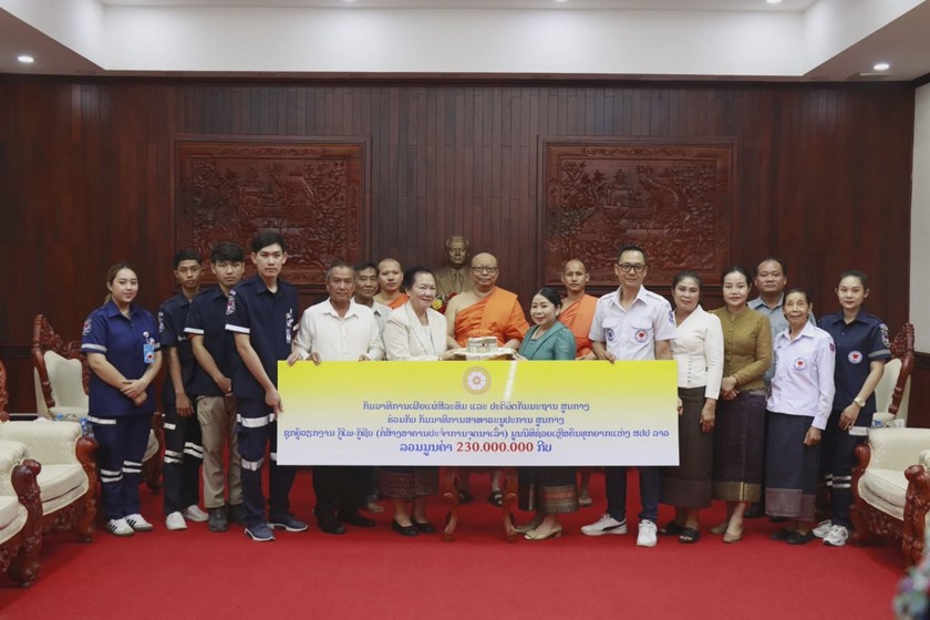 ສອງກຳມາທິການ ຊຸກຍູ້ວຽກງານກູ້ໄພ-ກູ້ຊີບ