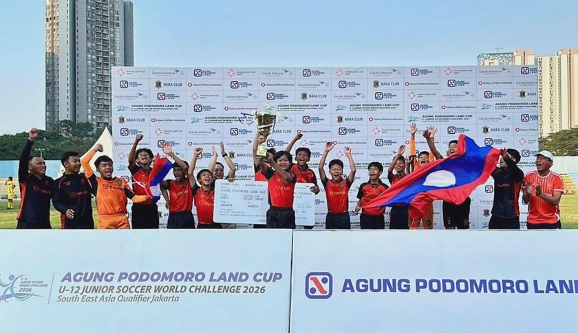 U12 ມາສະດາ ໄດ້ແຊັມເຕະບານເຍົາວະຊົນທີ່ອິນໂດເນເຊຍ