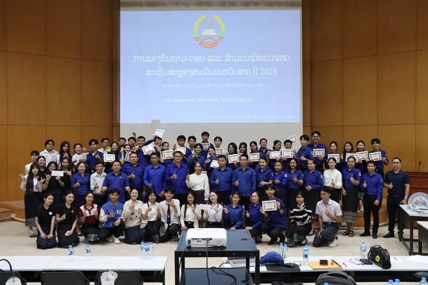 ແຂ່ງຂັນຖາມ-ຕອບ ແລະ ສໍາມະນາວິທະຍາສາດ ສະຫຼອງ 3 ວັນປະຫວັດສາດປີ 2025