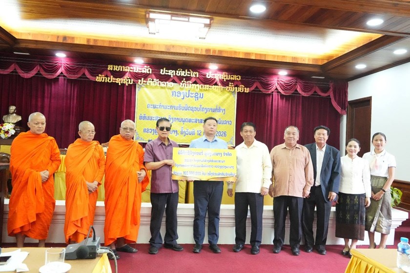 ຫາລືແຜນການສືບຕໍ່ກໍ່ສ້າງຫໍທໍາມະສະພາ ແຂວງຫຼວງພະບາງ