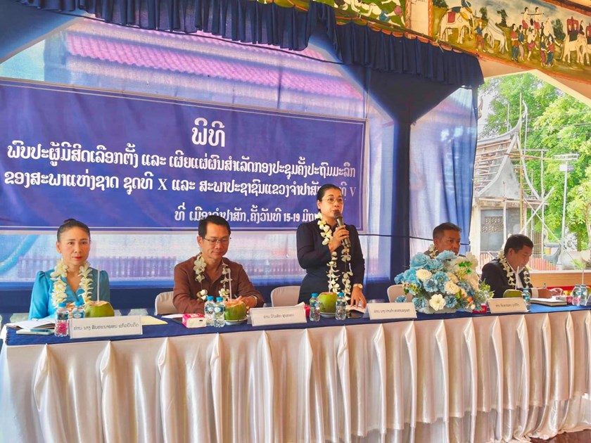 ເຜີຍແຜ່ຜົນສຳເລັດກອງປະຊຸມປະຖົມມະລືກກ ຢູ່ເມືອງຈຳປາສັກ