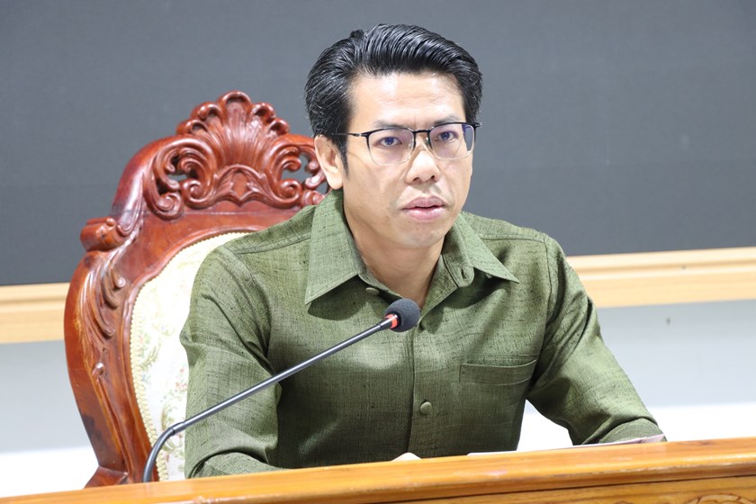 ກອງປະຊຸມສ່ອງແສງຄະນະກວດກາແຕ່ລະຂັ້ນ ອົງຄະນະພັກ ຄອສພ