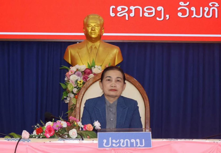 ປກສ ເຊກອງ ສະຫຼຸບການຈັດຕັ້ງປະຕິບັດການແກ້ໄຂບັນຫາຢາເສບຕິດ