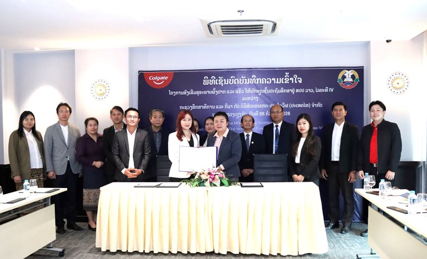 ສສກ ຮ່ວມກັບ ບໍລິສັດ ຄອນເກດ ສົ່ງເສີມສຸຂະພາບຜົ້ງປາກ ແລະ ແຂ້ວນັກຮຽນລາວ