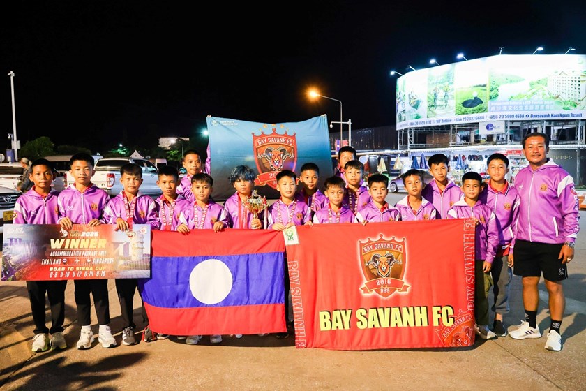 ເບ ສະຫວັນ ຄວ້າແຊັມເຕະບານເຍົາວະຊົນນາໆຊາດ ທີ່ແຂວງຊຽງໃໝ່