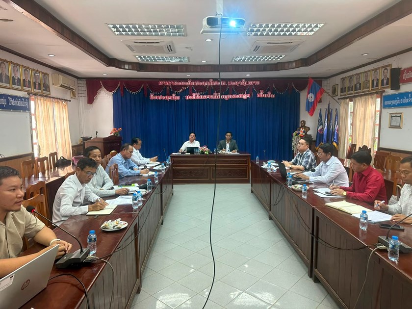 ເຊກອງ ປະເມີນຜົນການຈັດຕັ້ງປະຕິບັດແຜນຜັງເມືອງ ແລະ ສໍາຫຼວດຄວາມຕ້ອງການດ້ານໂຄງລ່າງພື້ນຖານ