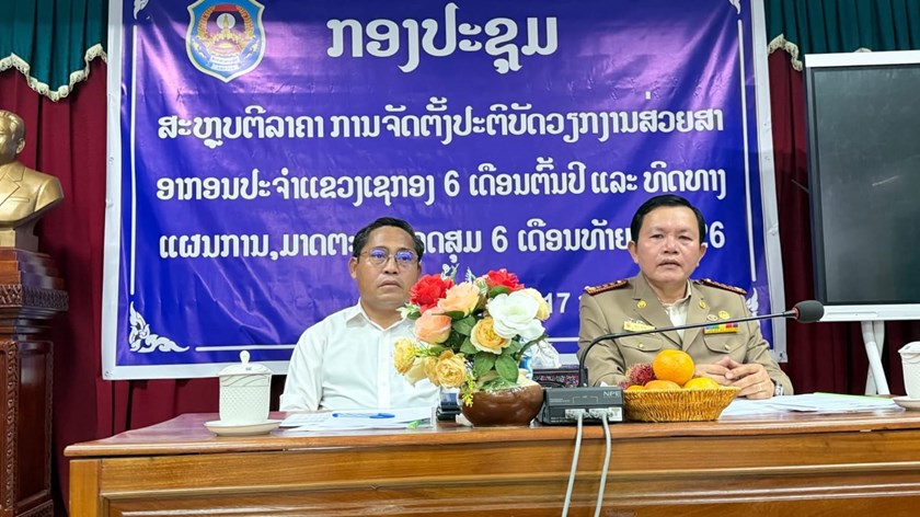 6 ເດືອນ ສ່ວຍສາອາກອນເຊກອງ ເກັບລາຍຮັບໄດ້ 107,22 ຕື້ກີບ